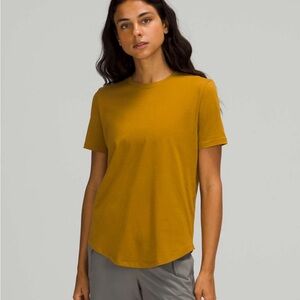 Lululemon Love Crew Short Sleeve T-Shirt: Gold Spice